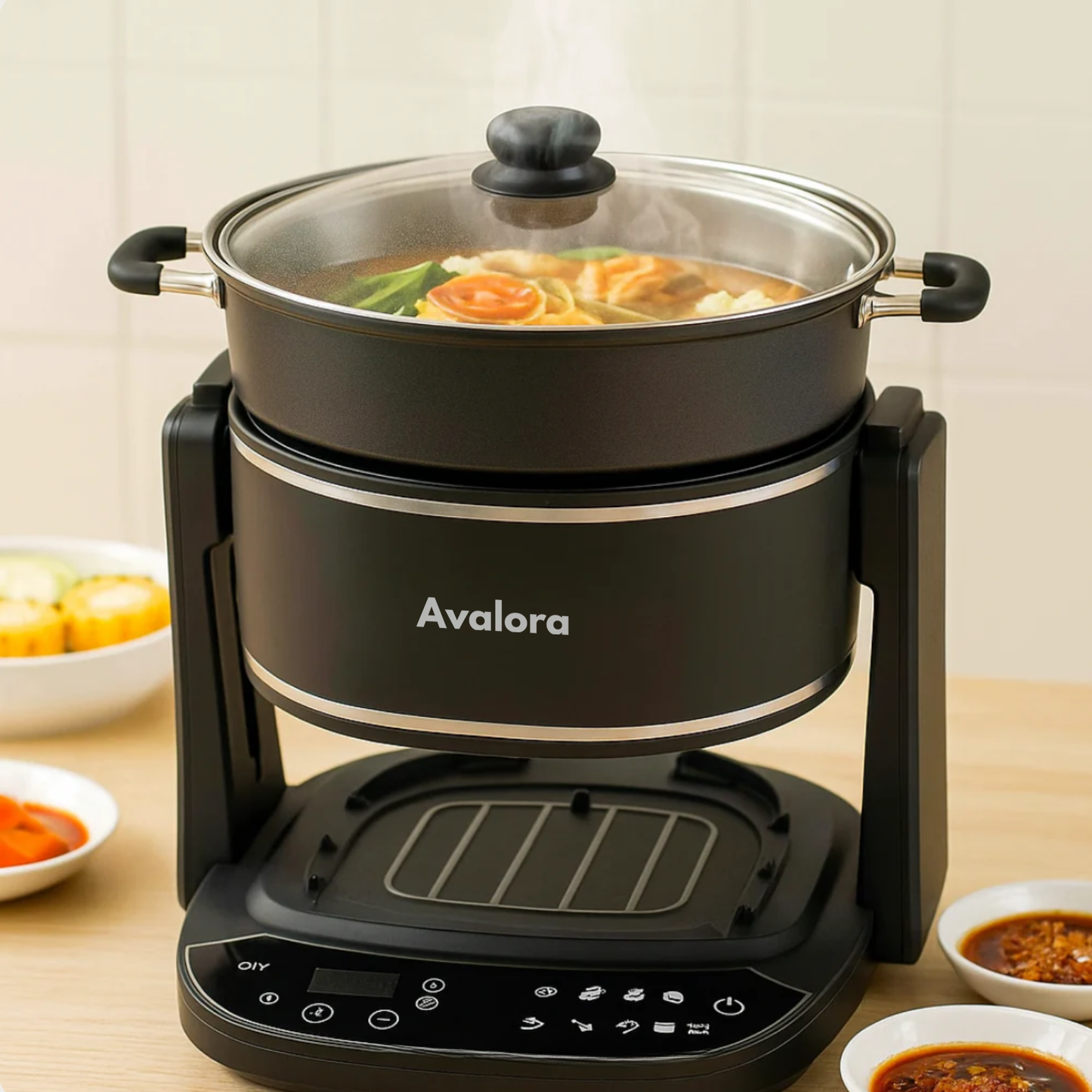 Avalora 3-in-1 Air Fryer Grill & Boil