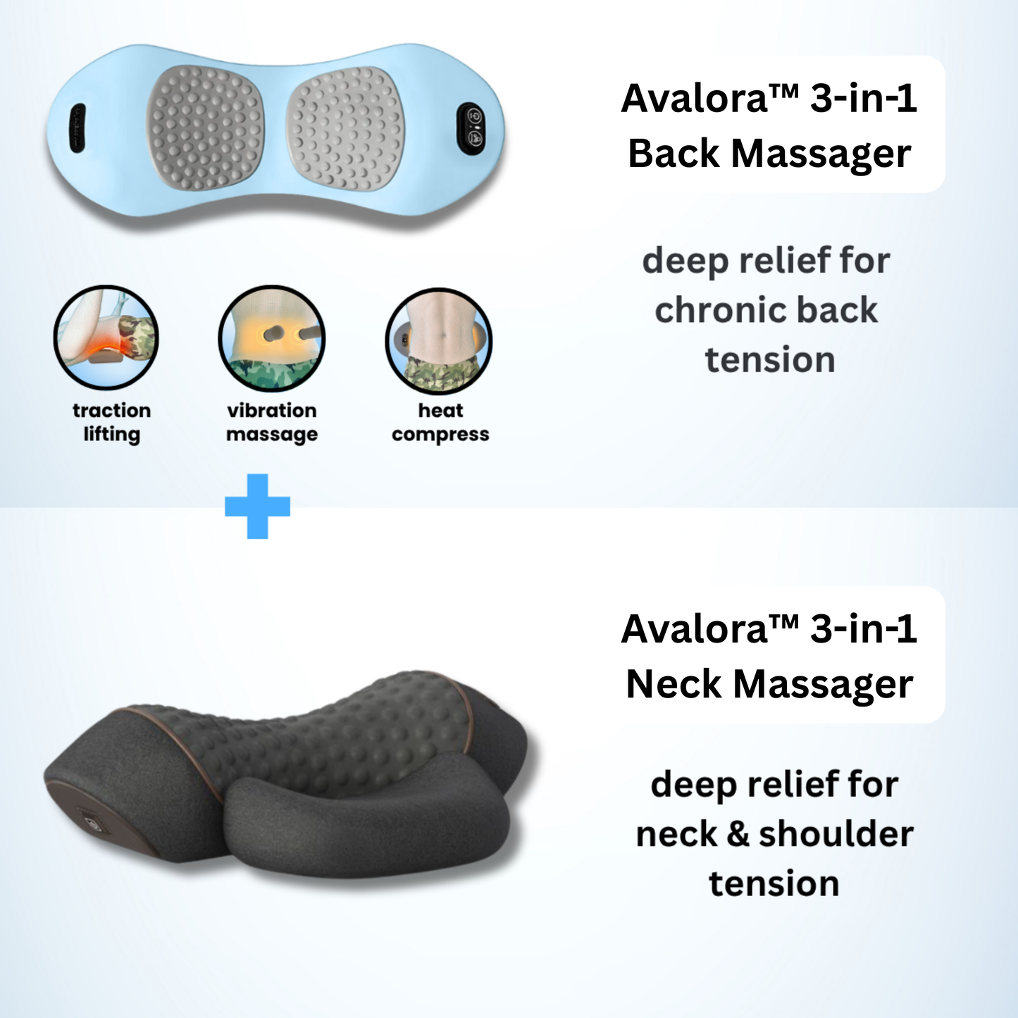 Avalora™ 3-in-1 Back Massager