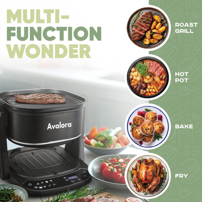 Avalora 3-in-1 Air Fryer Grill & Boil