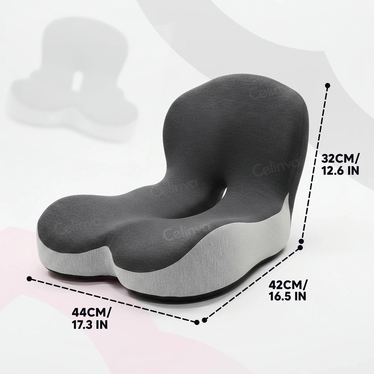 Tailbone-Relief Seat Cushion